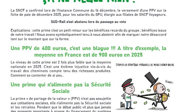 PRIME DE PARTAGE DE LA VALEUR EN 2025 ÇA NE RÈGLE RIEN