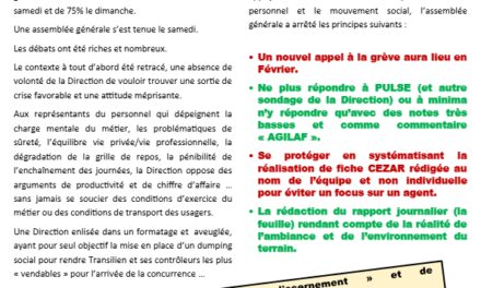 La colère ne faiblit, la lutte continue !