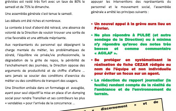 La colère ne faiblit, la lutte continue !