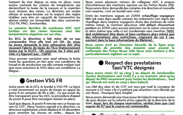 L&rsquo;INFO ADC D/R Janvier 2026