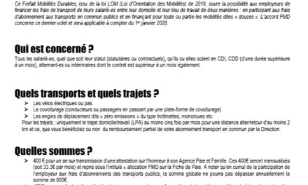 SUD-Rail signe l’accord Forfait Mobilités Durables