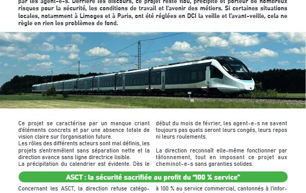 La mission sécurité des asct sacrifiée