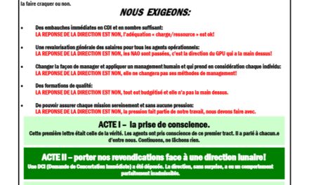 DCI à l&rsquo;ESO PLA, ACTE II : Une direction totalement déconnectée
