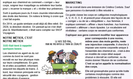 Nos corps ne sont pas un outil de marketing !