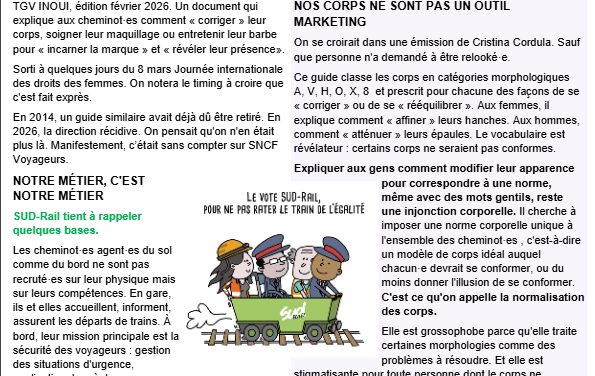 Nos corps ne sont pas un outil de marketing !