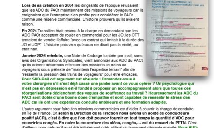 Compte Rendu audience Trains Voyageurs au PACt