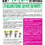 G&C 274 Millions d&rsquo;euros : Qui paye ? Qui profite ?