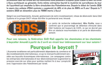Contre le génocide en Palestine