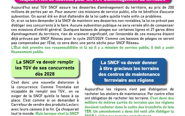 Fer Peinard journal du CSE Central Voyageurs 21 Avril 2026