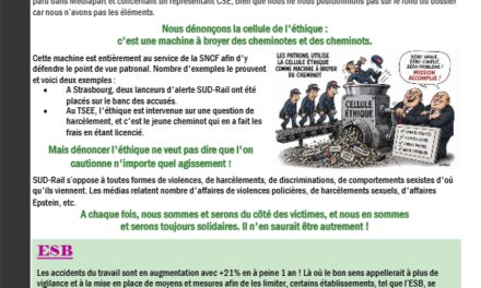 Journal du CSE AXE TGV Sud-Est / Avril 2026