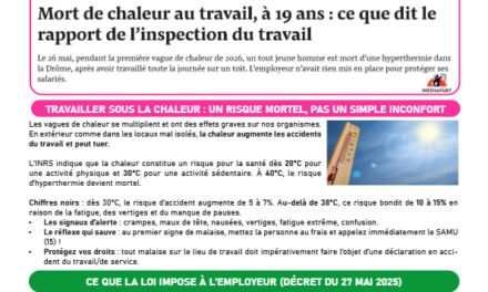 ALERTE CANICULE