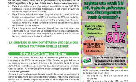 Le Fer Peinard : Grève unitaire le 10 juin