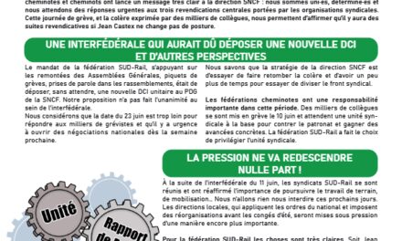 PRÉPARONS-NOUS À MONTER D’UN CRAN !