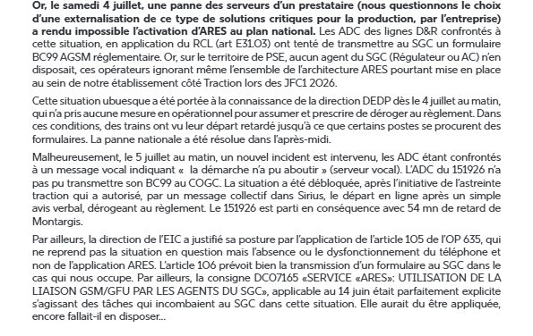 DCI ARES Une faille importante !