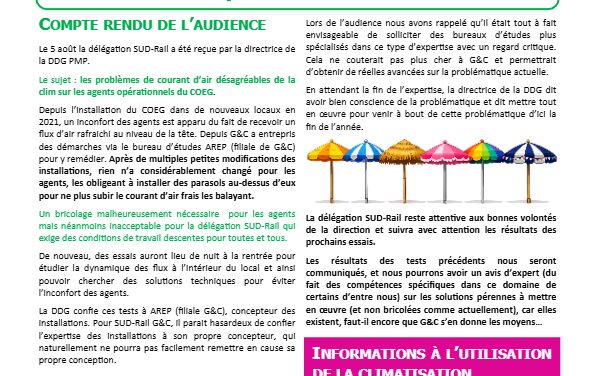 le Mutin de Gare&Co : PMP un vent de problème souffle sur le COEG